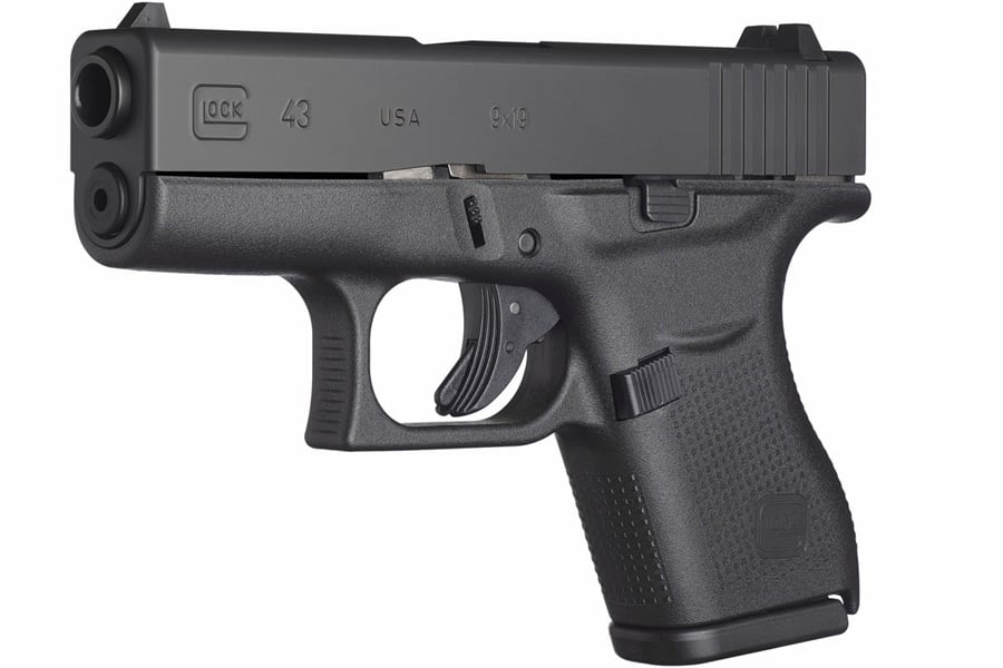 Glock 43 9mm Single Stack Pistol (Made in USA) (LE)